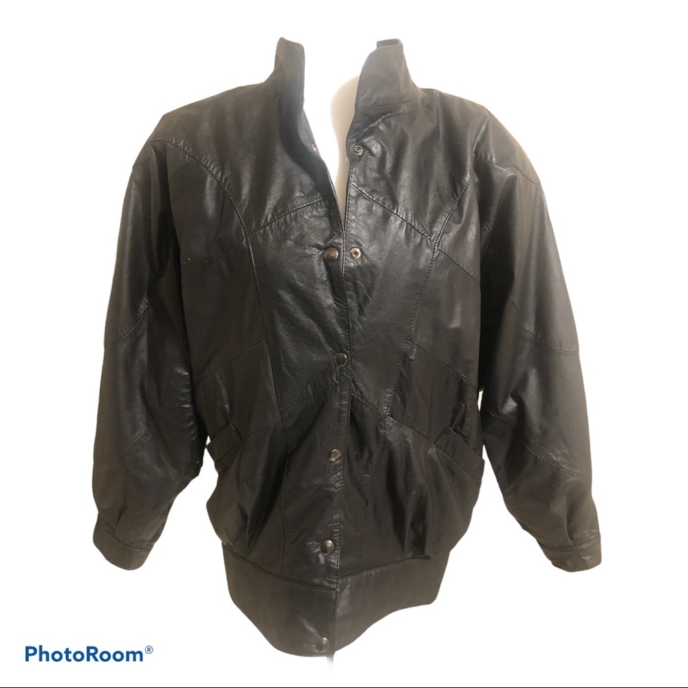 Pierre Balmain Paris leather jacket